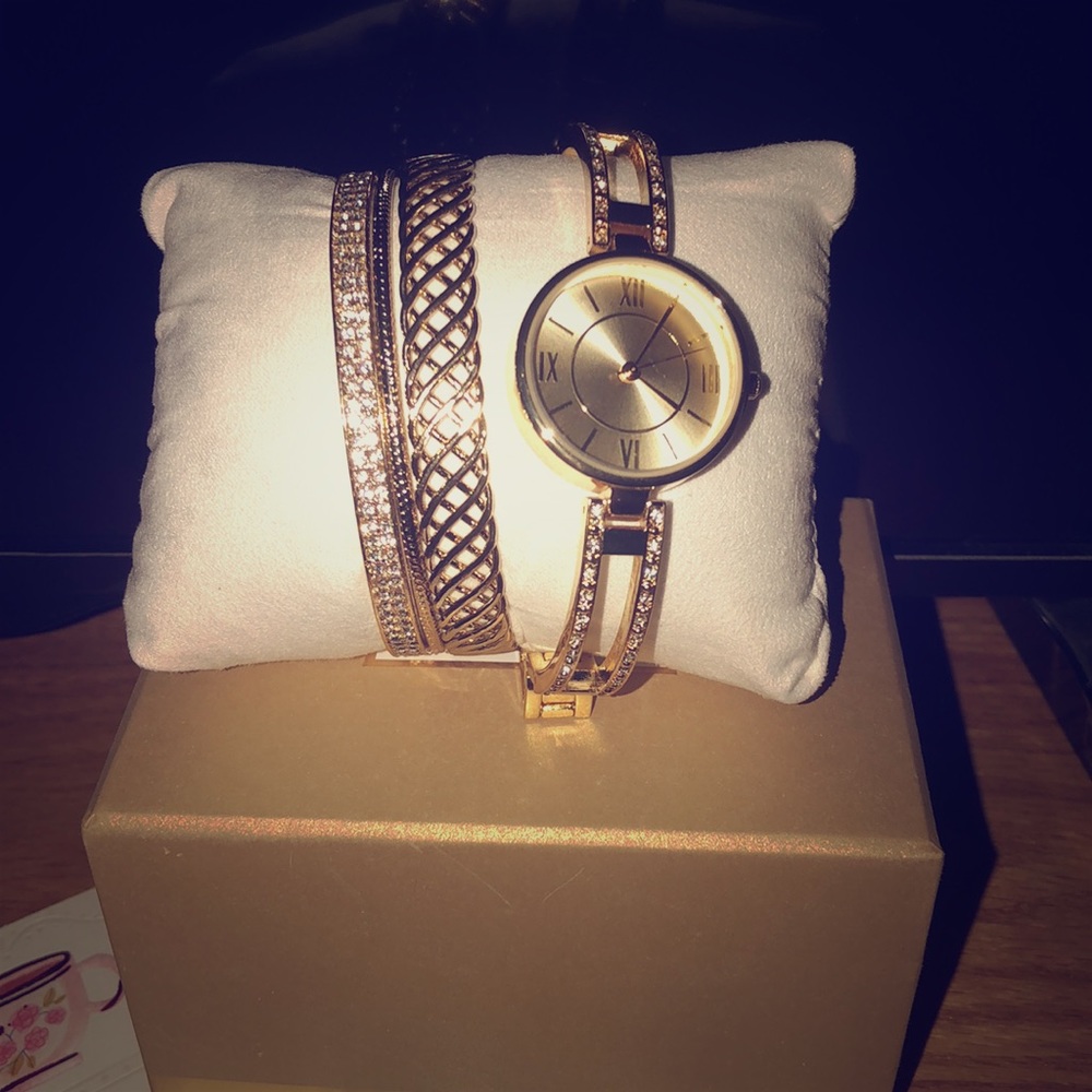 Watch and bangle